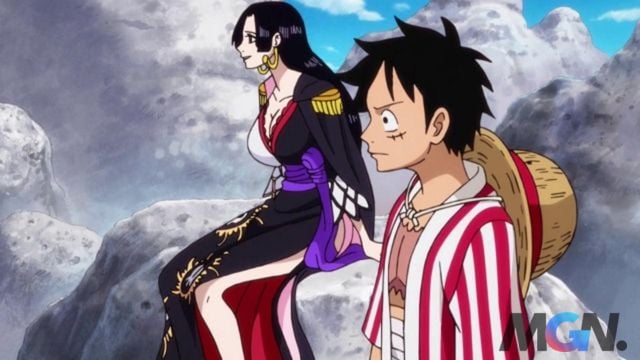 Boa Hancock và Luffy trong One Piece