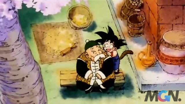 Goku và Gohan trong Dragon Ball năm 1986
