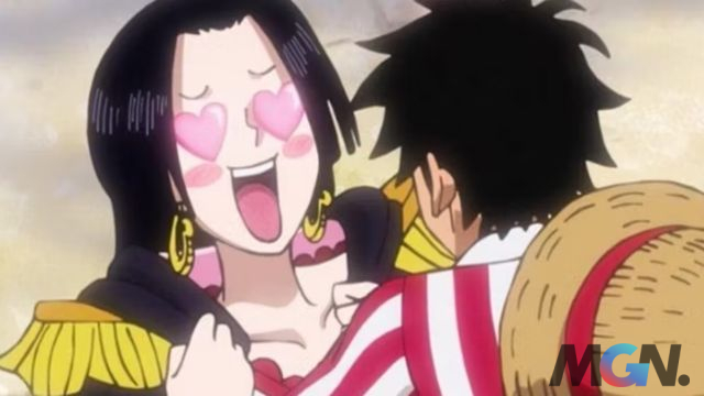Boa Hancock dành rất nhiều tình cảm cho Luffy trong One Piece
