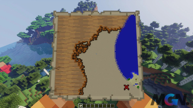 Vị trí trên bản đồ trong Minecraft