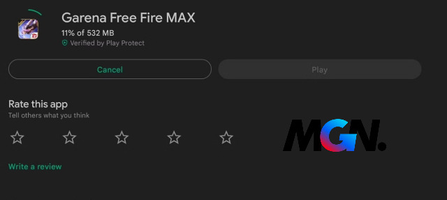 Người chơi Free Fire có thể cập nhật phiên bản mới trên Google Play