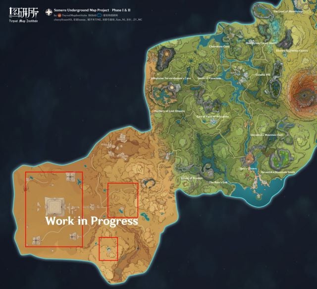 Nhóm người chơi dự định sẽ làm tiếp phase III cho dự án với bản đồ sa mạc Sumeru