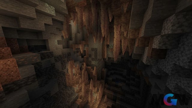 Quần xã hang động Dripstone trong Minecraft