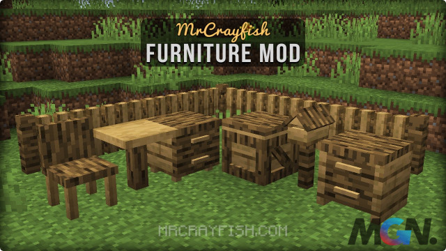 Bản mod MrCrayFish's Furniture trong Minecraft