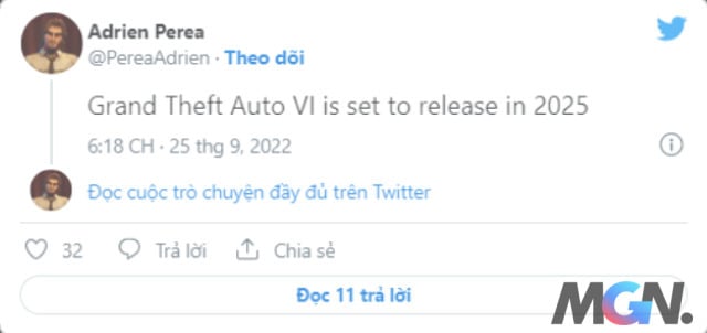Một nhân vật có uy tín khẳng định, GTA 6 phải đến 2025 mới được phát hành GTA Online GTA 5