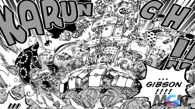 Đòn Punk Gibson của Kid trong manga One Piece
