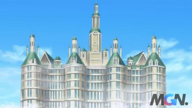 Lâu đài Pangea của ngũ lão tinh trong One Piece