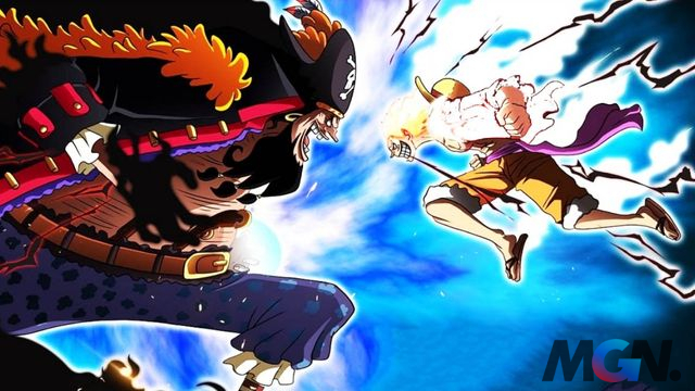 Luffy và Râu Đen trong One Piece