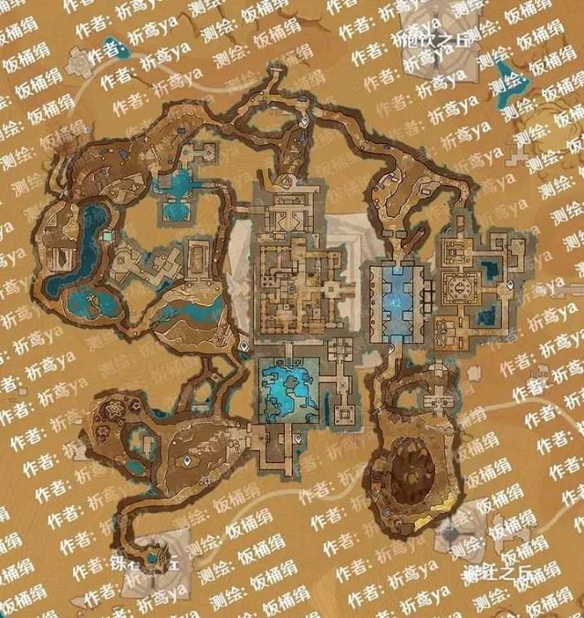 Genshin Impact: Bộ bản đồ lăng mộ sa mạc Sumeru đã được ra mắt