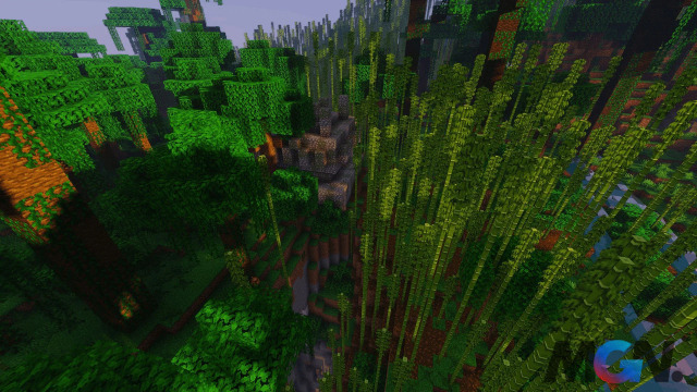 Đền thờ trong rừng trong Minecraft