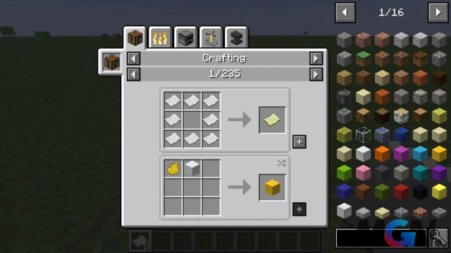 Just Enough Items trong Minecraft