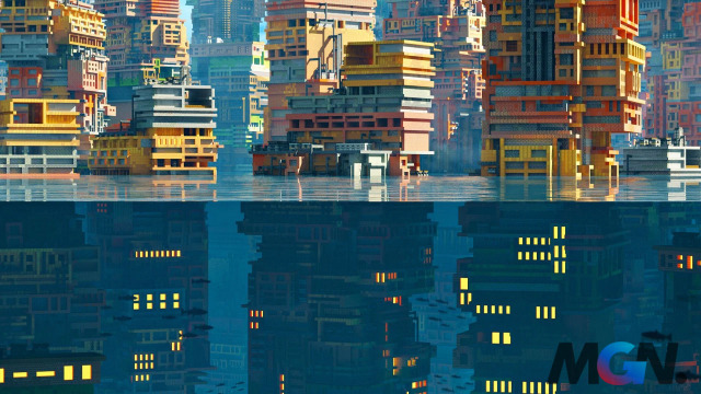 Thành phố Dystopian trong Minecraft