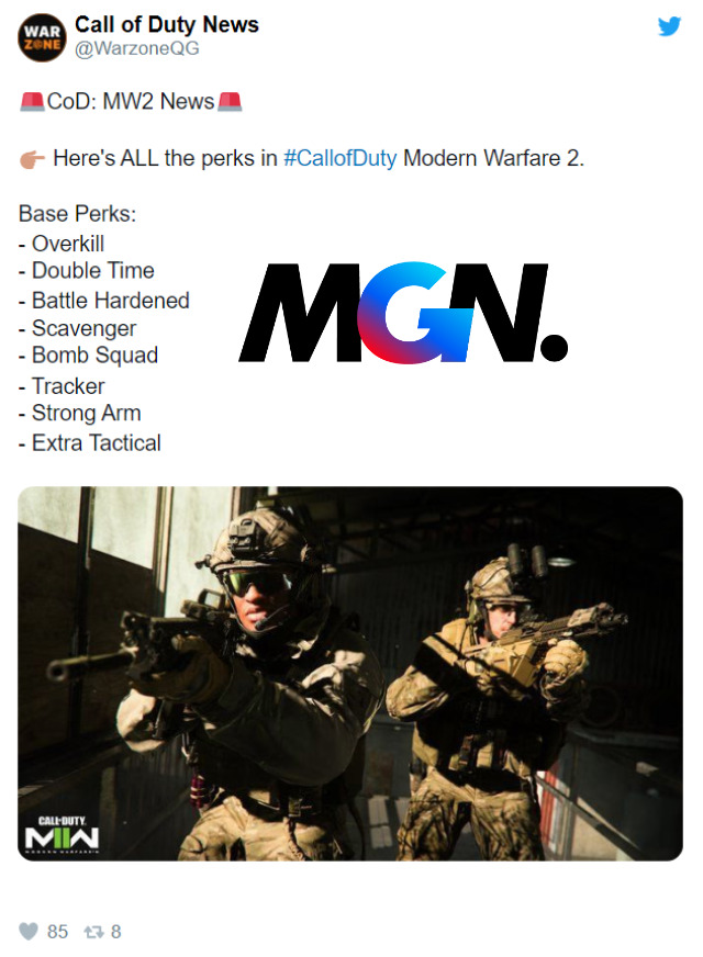 Các đặc quyền tối thượng có trong Modern Warfare 2
