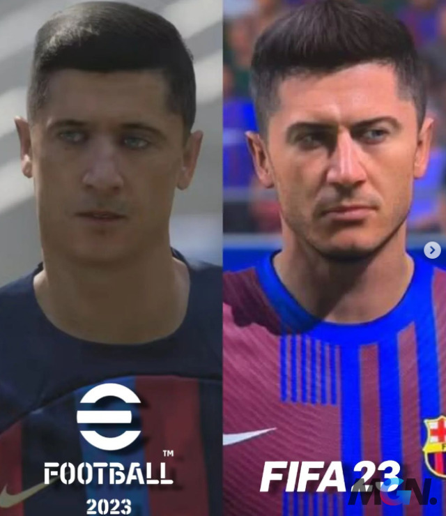 So sánh hình ảnh của các siêu sao Barca trong hai tựa game eFootball 2023 và FIFA 23 1