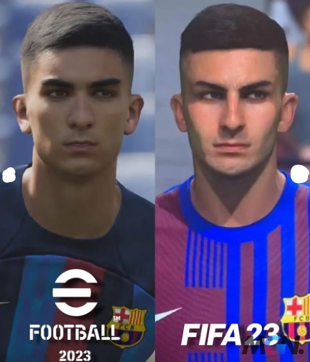 So sánh hình ảnh của các siêu sao Barca trong hai tựa game eFootball 2023 và FIFA 23 4