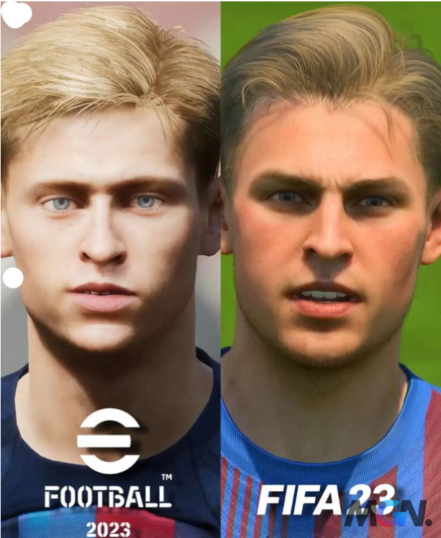 So sánh hình ảnh của các siêu sao Barca trong hai tựa game eFootball 2023 và FIFA 23 5