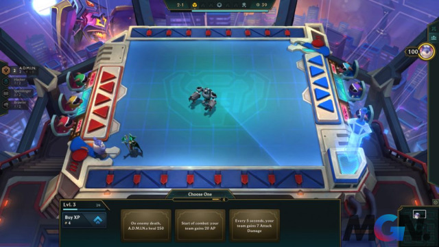Người chơi có thể lựa chọn điều kiện và hiệu ứng cho hệ tộc A.D.M.I.N