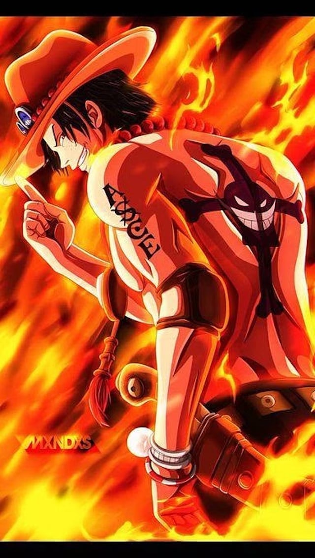 Hình nền Ace trong One Piece tuyệt đẹp