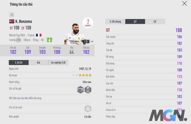 FIFA Online 4: Cặp 'song sát' của đội tuyển Pháp - Mbappe & Benzema mùa WC22 2
