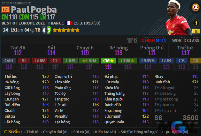 FIFA Online 4: Pha mở thẻ cực kỳ thành công với Pogba E21 +8 hơn 1000 tỷ