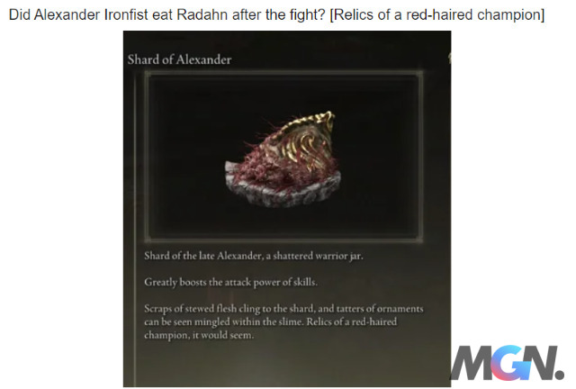 Elden Ring: Game thủ phát hiện sự thật 'kinh tởm' về Iron Fist Alexander