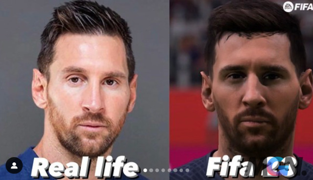 Khuôn mặt của Messi, CR7 và các ngôi sao bóng đá trong game liệu có giống ngoài đời thực?
