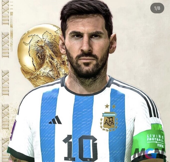 Khuôn mặt không khác gì đời thực của Messi và các động đội trong FIFA 23
