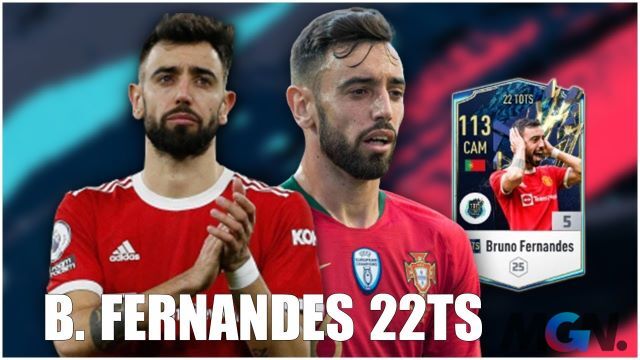 FIFA Online 4: Review Bruno Fernandes 22TS, phiên bản tốt nhất game của tiền vệ người Bồ