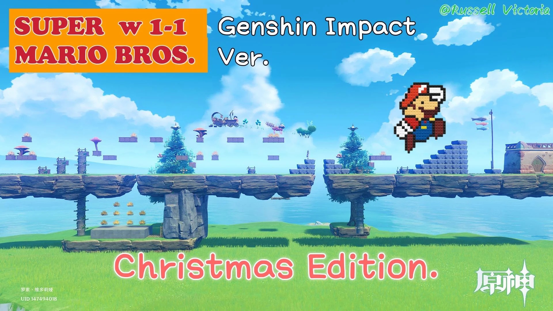 Players recreate Super Mario Bro in Genshin Impact