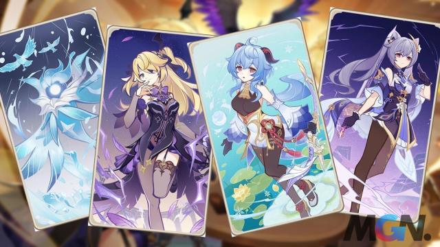 Other Character Cards in Seven Saint Summoning mode