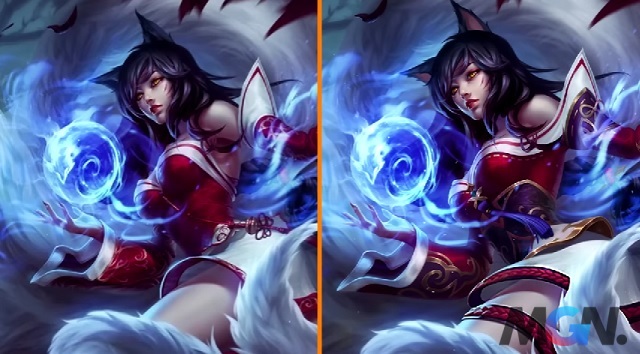 League of Legends Some pictures of Ahri .'s latest Splash Art skin