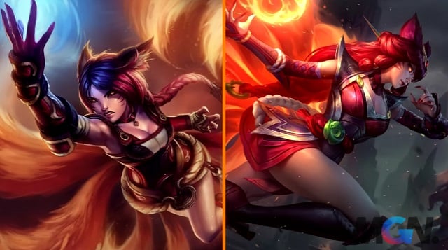 League of Legends Some pictures of Ahri_1's latest Splash Art skins