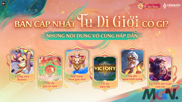Lien Quan Mobile has 'entered' in 2023 with Tu Di Gioi version to open season 25. Overall, the new version gives gamers a lot of interesting and highly appreciated updates.
