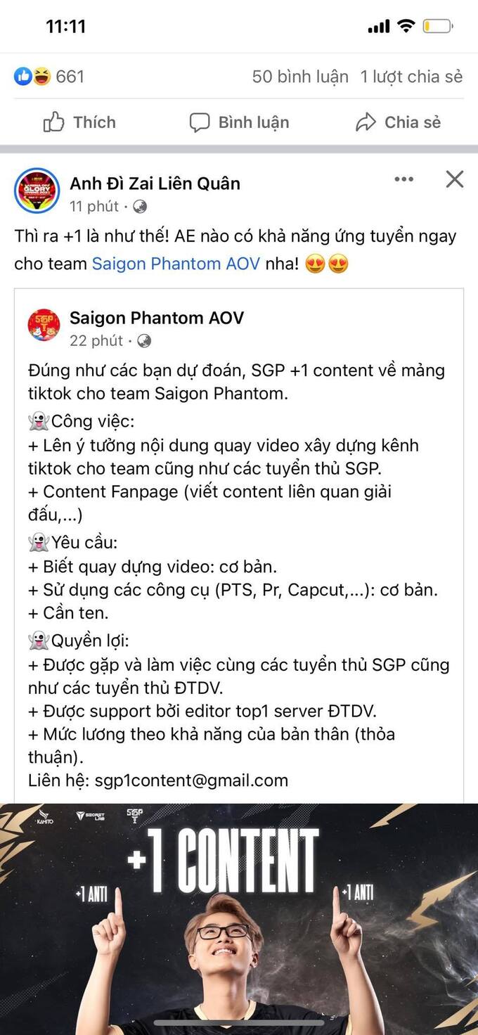 Yiwei và Saigon Phantom 