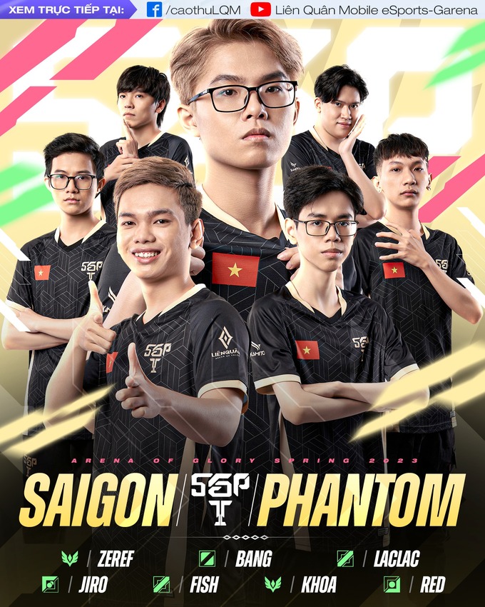 ĐTDV mùa Xuân 2023: Saigon Phantom công bố đội hình, '+1' không phải Yiwei 1