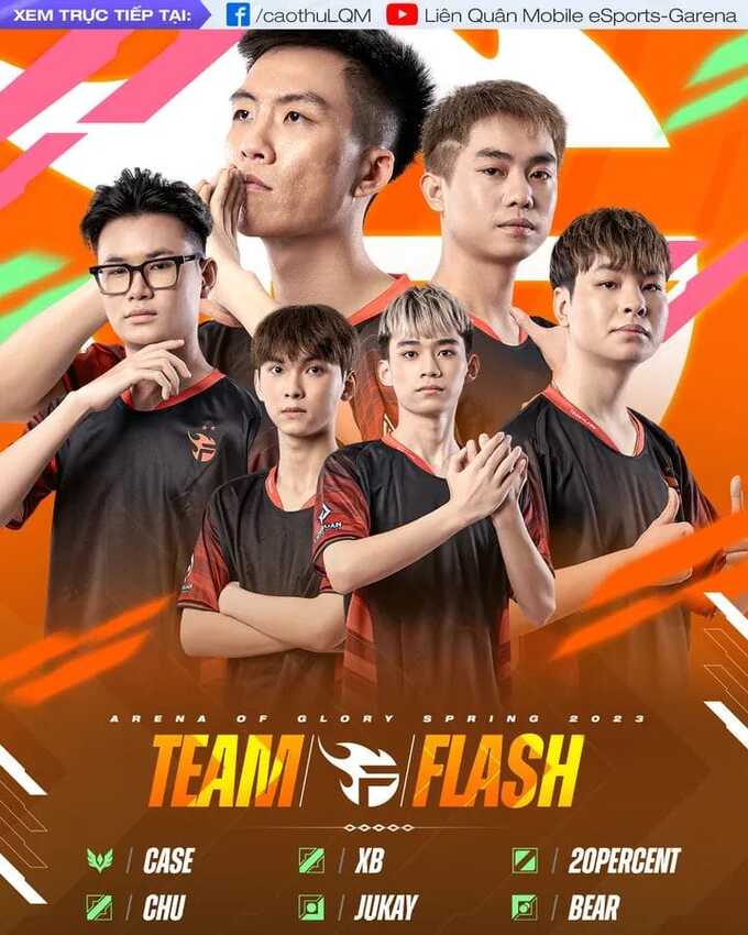 ĐTDV mùa Xuân 2023: Đội hình chính thức của Team Flash 'dựng lại vương triều' 1
