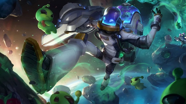 LMHT Dòng skin Phi Hành Gia trở lại trong bản 13.4 với loạt splash art cực đẹp