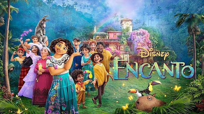 Encanto - một bộ phim xoay quanh một gia đình có khả năng phép thuật sống ẩn mình ở vùng núi Colombia.
