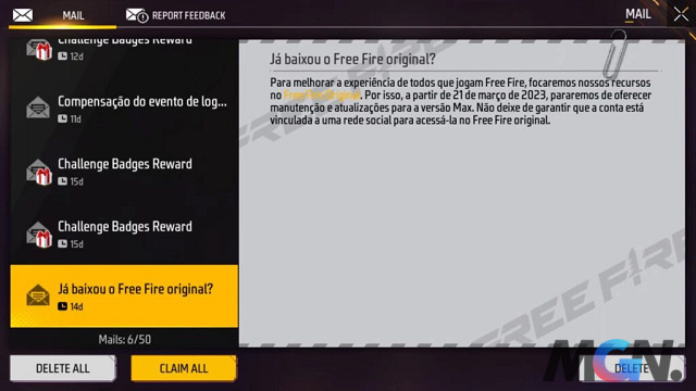 Free Fire MAX server Brazil sẽ đóng cửa trong tháng 3
