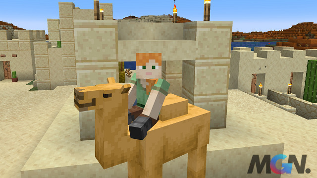 Players cannot be attacked while riding a Camel