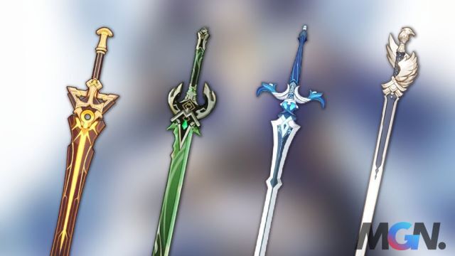 Four weapons available for Layla