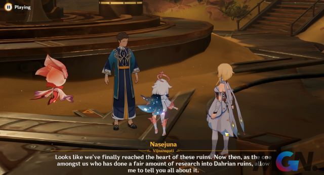 Nasejuna sẽ là NPC đồng hành cùng game thủ trong nhiệm vụ lần này