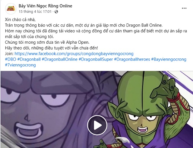 [HOT] Dự án game Dragon Ball Online mới sắp sửa ra mắt tại Việt Nam