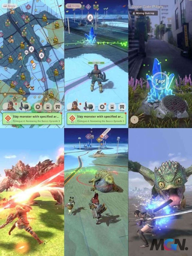 Những hình ảnh đầu tiên về Monster Hunter Now