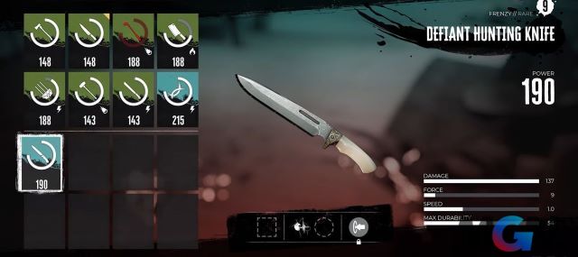 Hunting Knife trong Dead Island 2