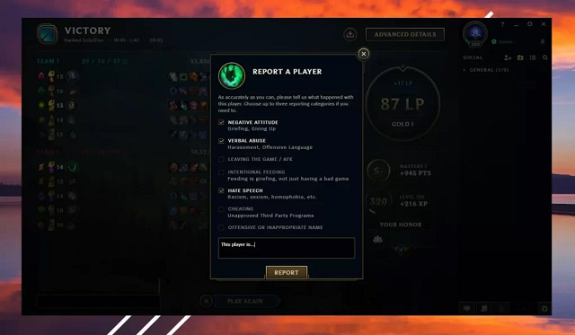 League of Legends For the first time in 10 years - Riot creates a 'hot' report feature in the game_2