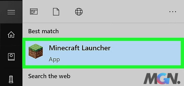 Mở Minecraft Launcher và nhấp vào tab [Installations]