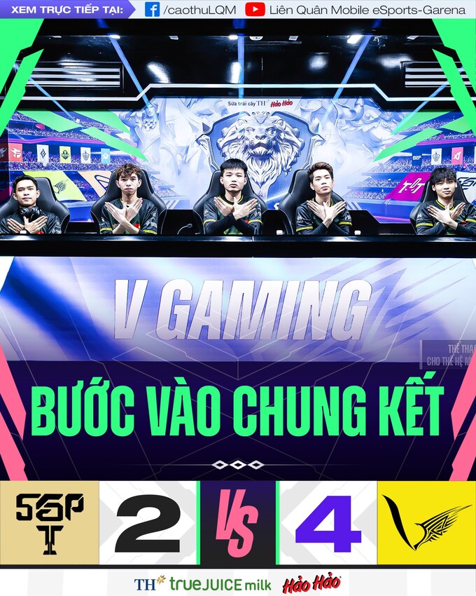 V Gaming cắt đứt chuỗi bất bại 18 trận của Saigon Phantom 3