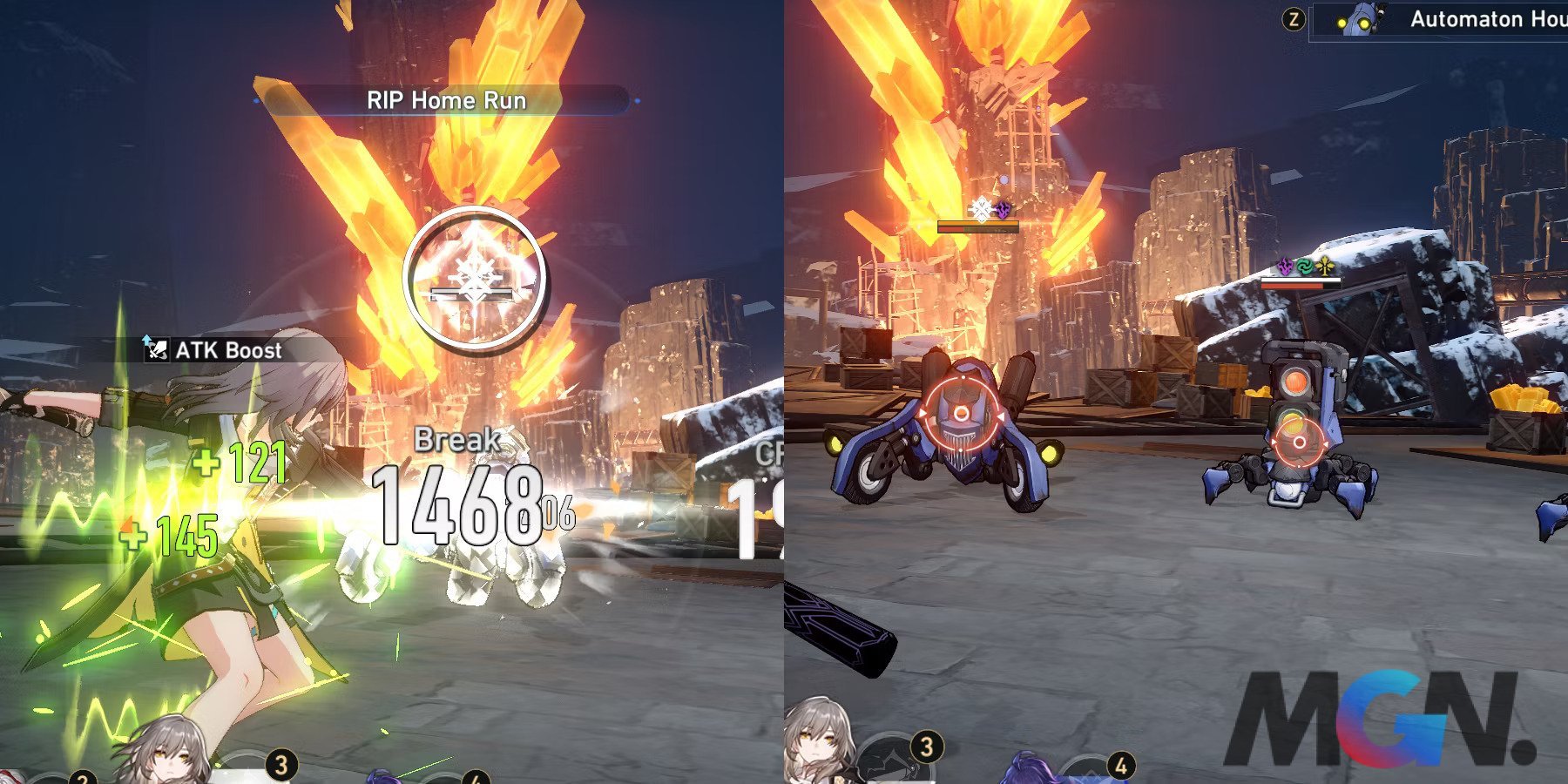 The amount of damage dealt at the time of the target's Weakness Break can also be increased by Smashing Attack
