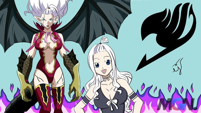 Mirajane Strauss is a notable supporting female character in the anime Fairy Tail